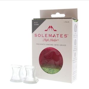 Solemates High Heeler Wide Clear Heel Protectors - Clear